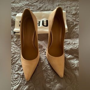 Schutz Gilberta Fiesta Size 7 Natural/Beige/Tan